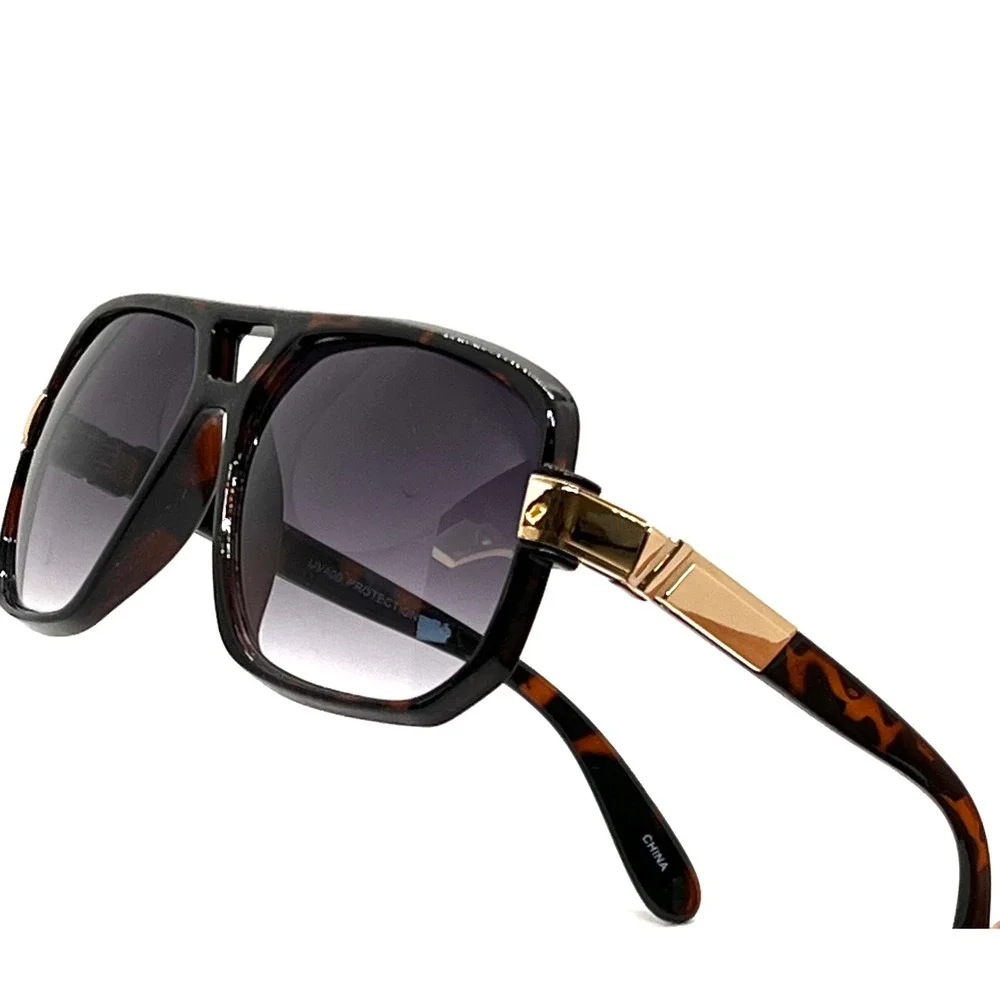 Streetwear Men Sunglasses Hip Hop Cholo Style Rapper Shades Elegant Classy Retro